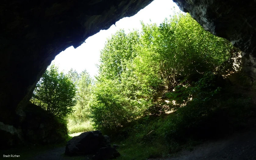 Blick aus der Höhle
