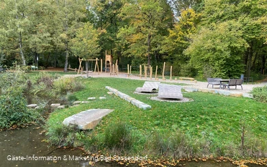 Niedrigseilgarten im Kurpark Bad Sassendorf