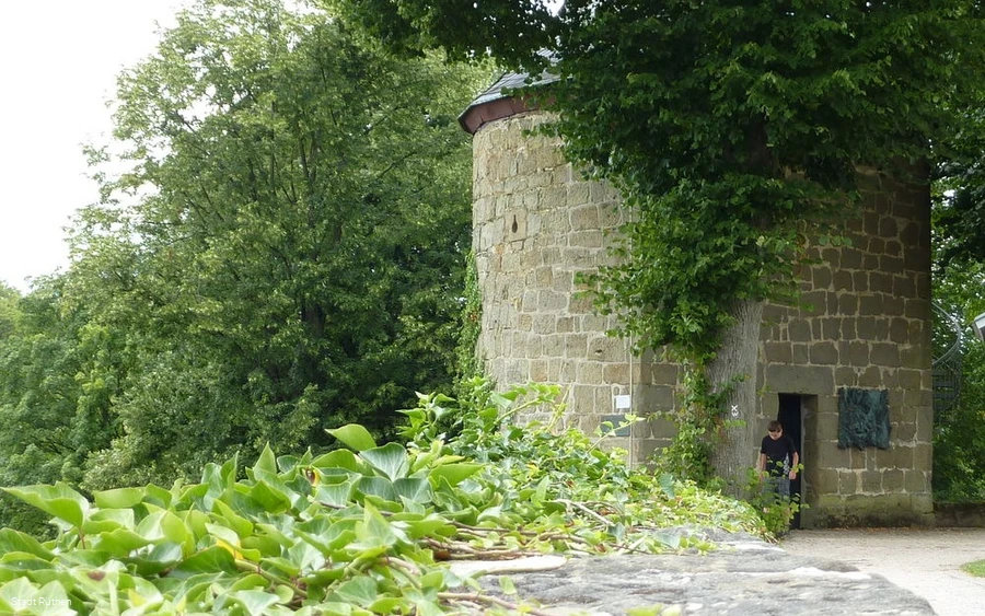 Hexenturm von der Stadtmauer aus gesehen
