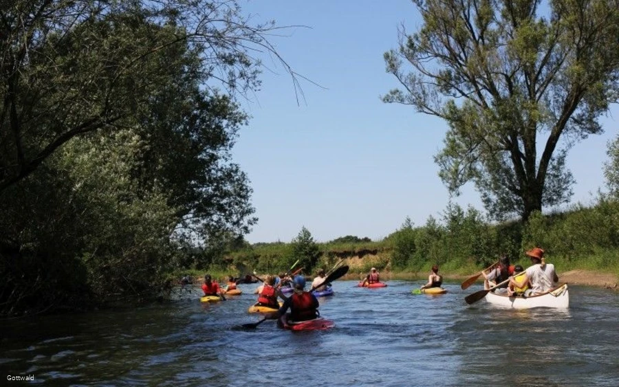 Kanutour auf der Lippe