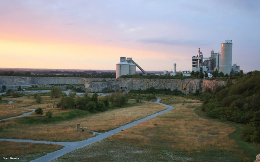 Sonnenuntergang Steinbruch Sonnenuntergang Steinbruch