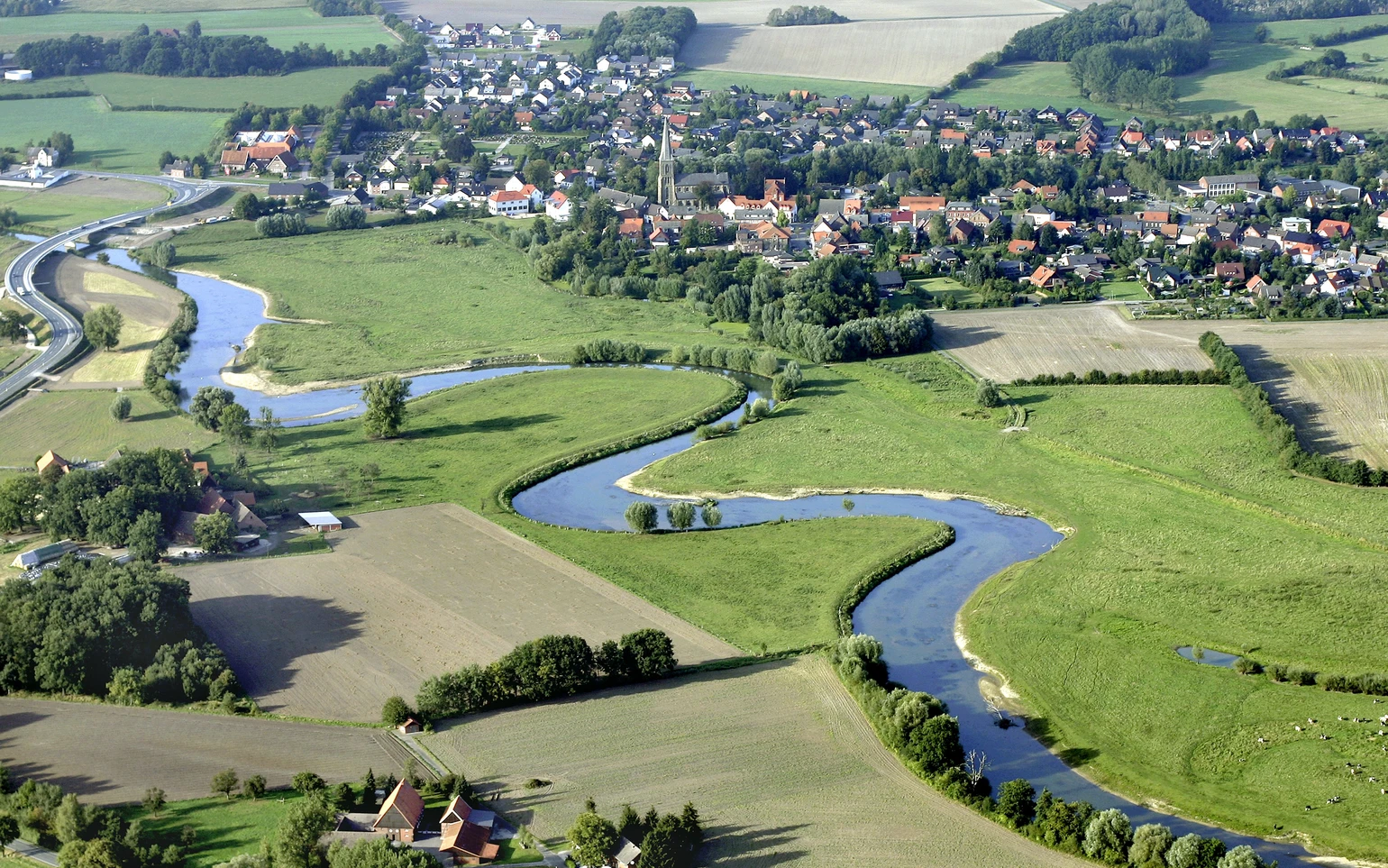 Lippetal  Blick von oben
