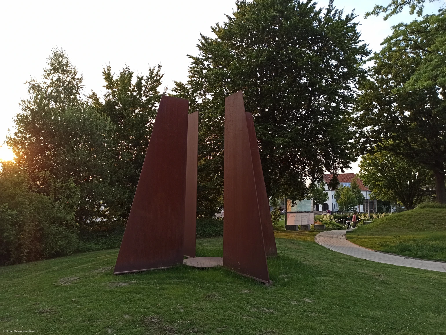 Der Imaginäre Raum - Skulptur am Tagungszentrum Bad Sassendorf